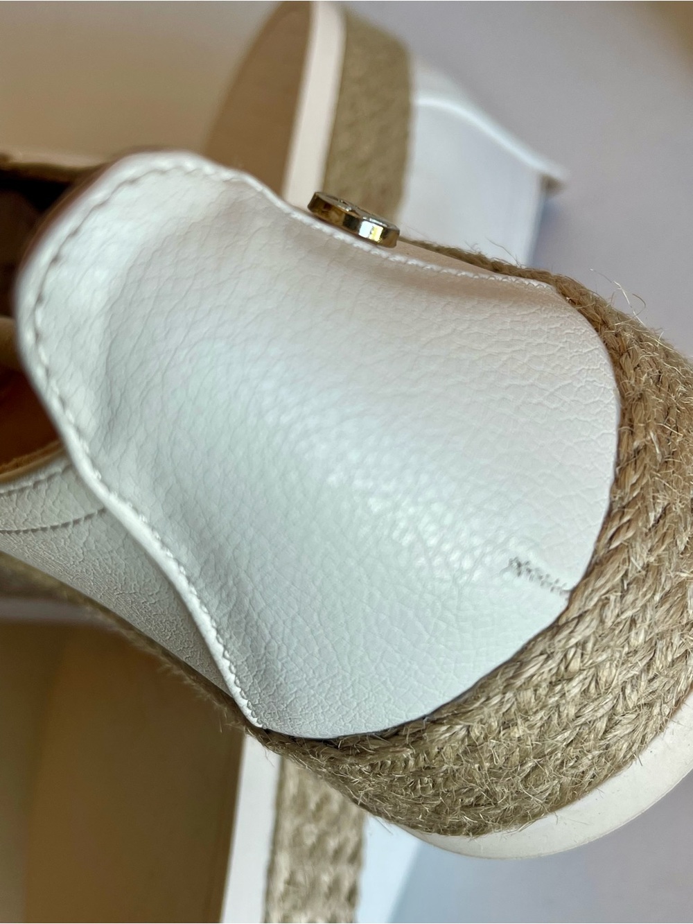 NIB GIANI BERNINI MEMORY FOAM SLIP ON ESPADRILLES WHITE WOMENS SIZE 8 - Picture 13 of 17